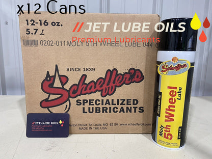 Schaeffer's Oil 202 Moly 5th Wheel Lube Spray  12 - 16oz Cans