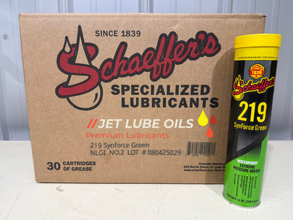 Schaeffer's 219 Synforce Green Waterproof Grease 30 Tube Case Choose NLGI