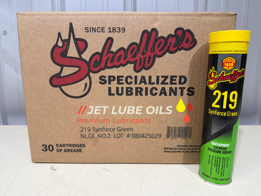 Schaeffer's 219 Synforce Green Waterproof Grease 30 Tube Case Choose NLGI