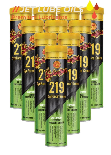 Schaeffer's 219 Synforce Green Waterproof Grease 10 Tubes