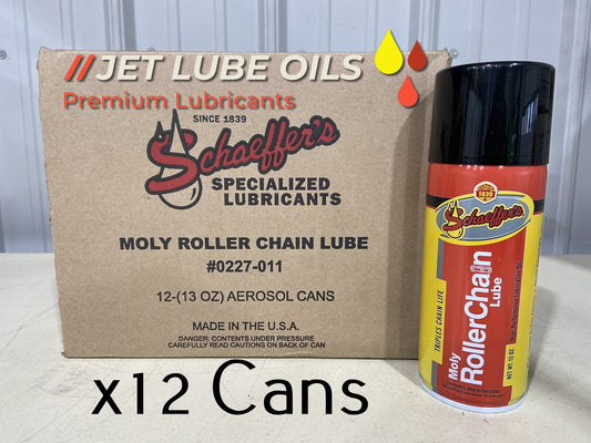 Schaeffer's 227 Moly Roller Chain Lube 12 - 13oz Cans