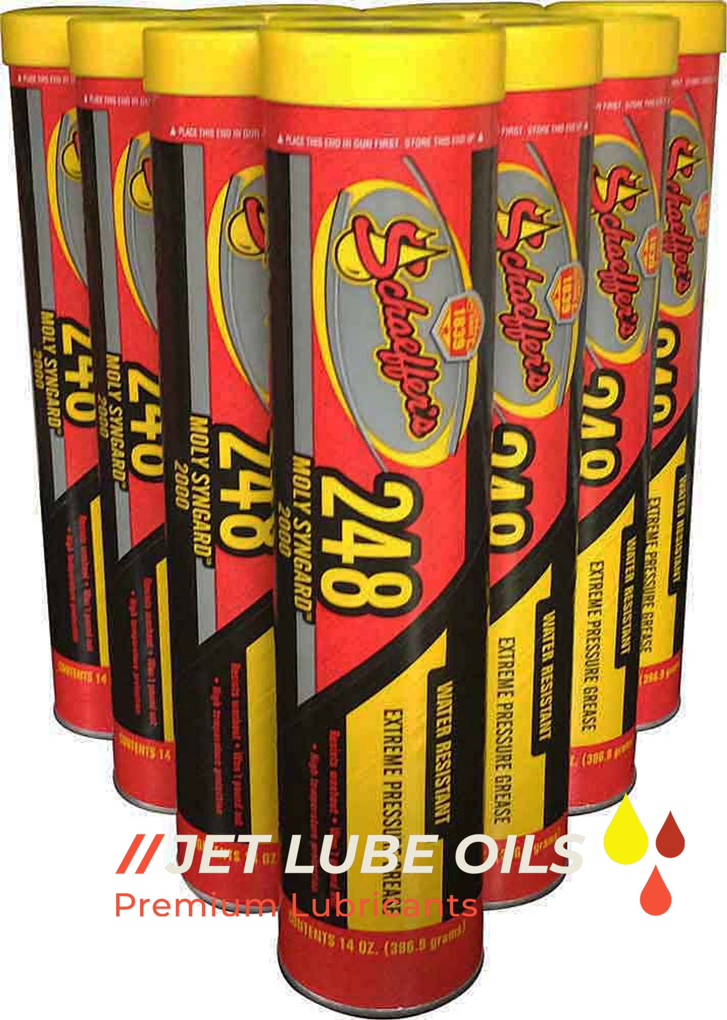 Schaeffer's 248 Moly Syngard 2000 Grease 10 Tube NLGI #2
