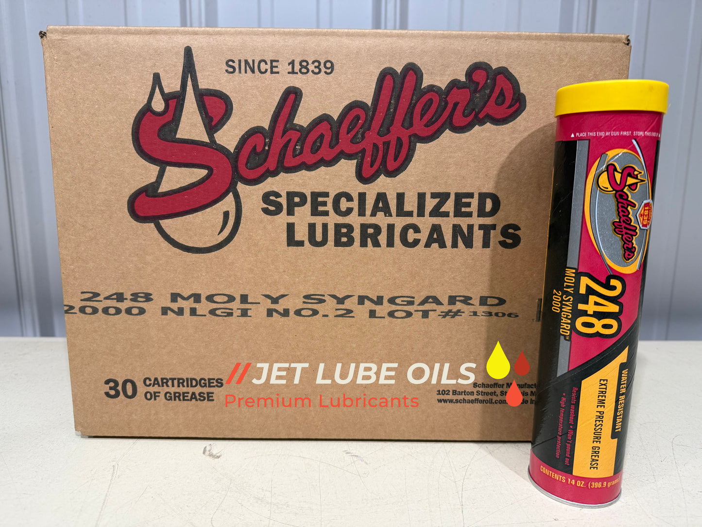 Schaeffer's 248 Moly Syngard 2000 Grease 30 Tube Case Choose NLGI
