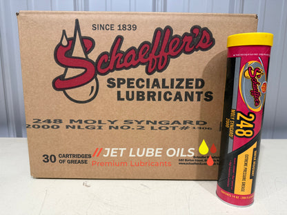 Schaeffer's 248 Moly Syngard 2000 Grease 30 Tube Case Choose NLGI