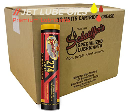 Schaeffer's 274 Moly EP Synthetic Plus Grease 30 Tubes - Choose NLGI Rating