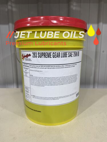 Schaeffer's 75W-90 293 Supreme Synthetic Gear Lube 5 Gallon Pail