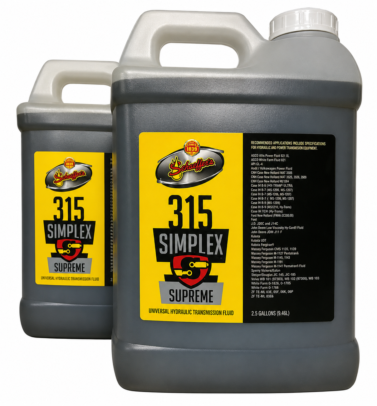 Schaeffer's 315 Simplex Supreme Tractor Hydraulic Fluid 5 Gallon Box
