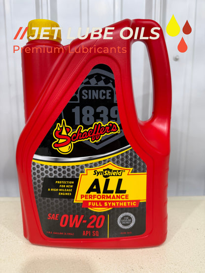 Schaeffer's 6020 SynShield All Performance Full Synthetic 0W-20 1 Gallon