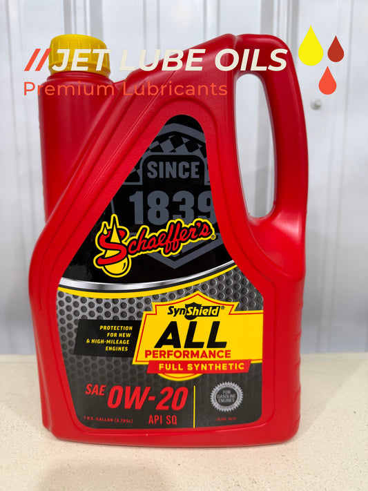 Schaeffer's 6020 SynShield All Performance Full Synthetic 0W-20 1 Gallon