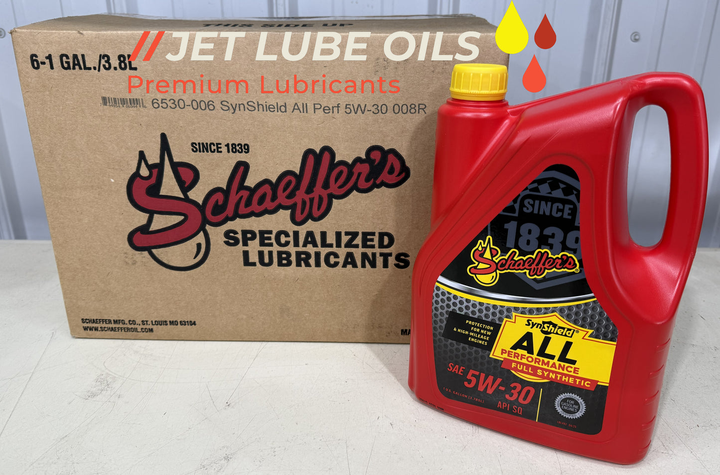 Schaeffer's 6530 SynShield All Performance Full Synthetic 5W-30 6 Gallons