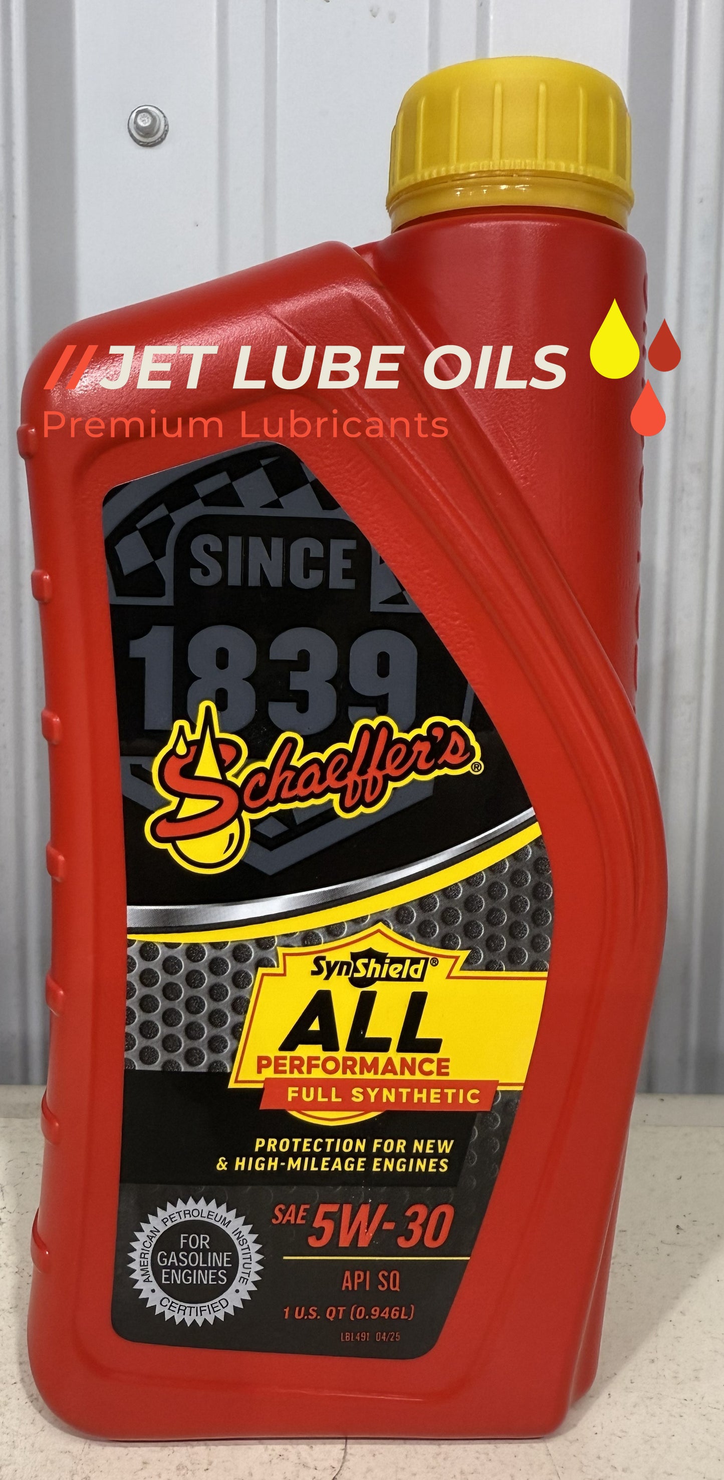 Schaeffer's Full Synthetic 5W-30 All Performance Engine Oil 6530 12 Quarts