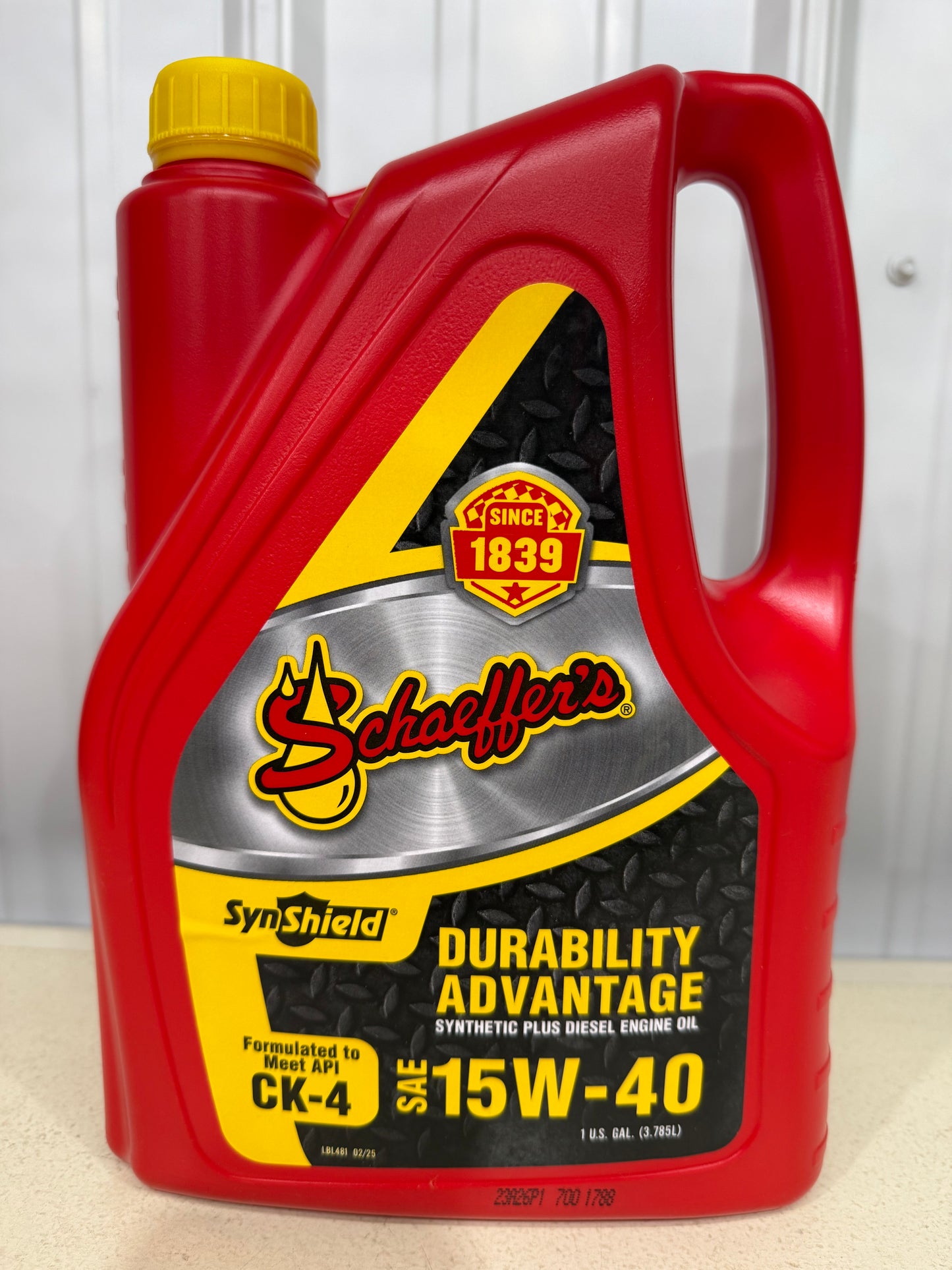 Schaeffer’s 15W-40 700 Synshield Diesel Engine Oil 6 Gallons