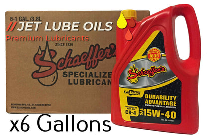 Schaeffer’s 15W-40 700 Synshield Diesel Engine Oil 6 Gallons