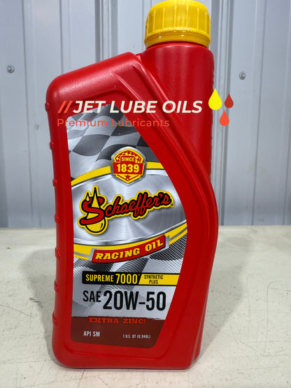 Schaeffer's 705 20w-50 Supreme 7000 Synthetic Plus Racing Oil 1 Quart