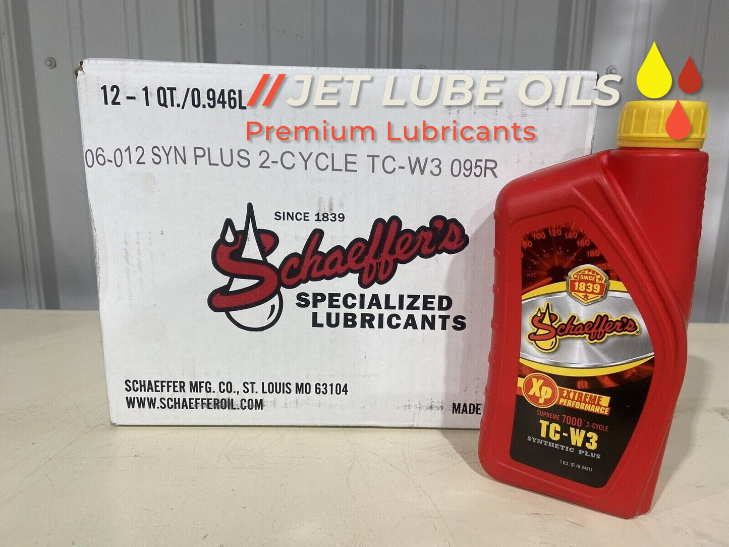 Schaeffer's Oil Supreme 706 Synthetic Plus 2-Cycle TC-W3 12 quarts