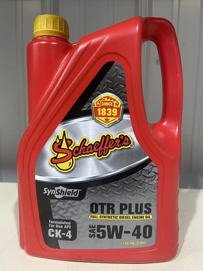 Schaeffer's 9000 5W-40 OTR Plus Diesel Engine Oil 1 Gallon