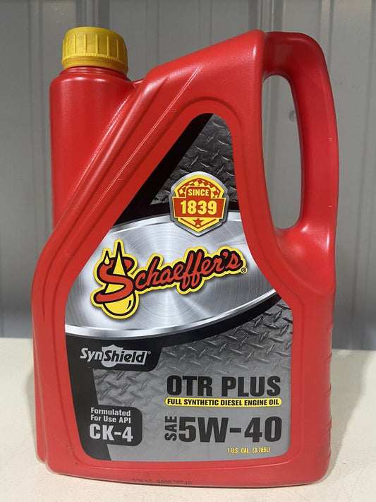 Schaeffer's 9000 5W-40 OTR Plus Diesel Engine Oil 1 Gallon
