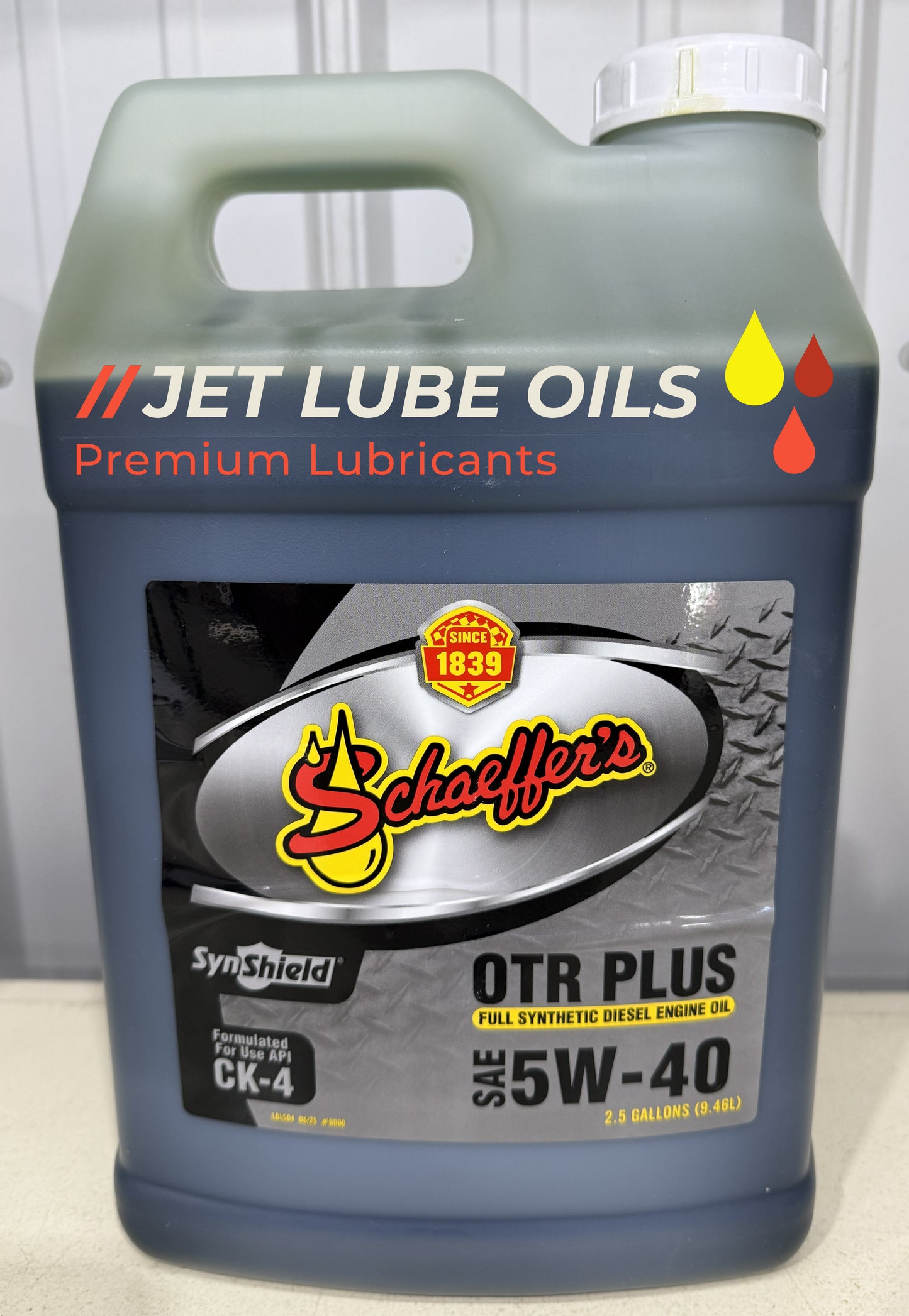 Schaeffer's 9000 5W-40 OTR Plus Full Synthetic Diesel Engine Oil 5 Gallon Box