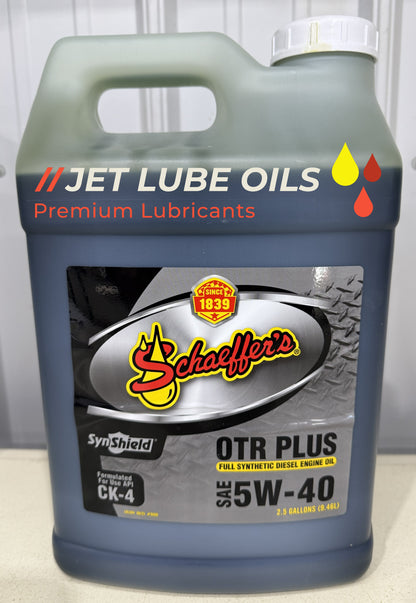 Schaeffer's 9000 5W-40 OTR Plus Full Synthetic Diesel Engine Oil 5 Gallon Box