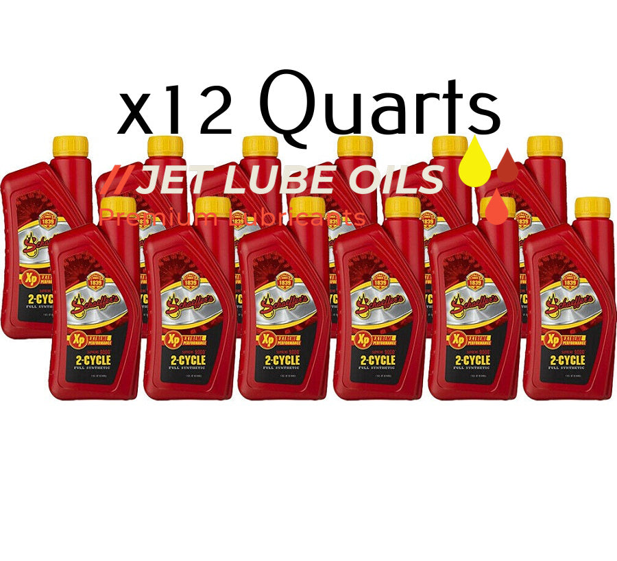 Schaeffer's 9006 Full Synthetic Racing 2 Stroke Oil 12 Quarts