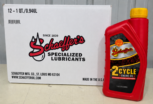 Schaeffer's 9046 2-Cycle Outdoor Power Equipment Oil 12 Quarts